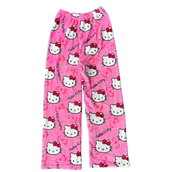 Hello Kitty Sherpa Pajama Pants - Picture 1 of 15